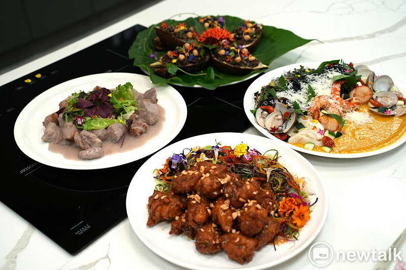 膳馨餐飲集團也在活動上宣布，將把交流成果延伸至10 月中下旬推出的年末菜單。   圖：唐復年/攝