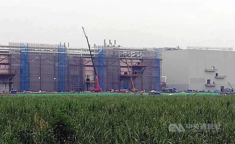 圖為台積電嘉義廠區工地。（中央社檔案照片）   