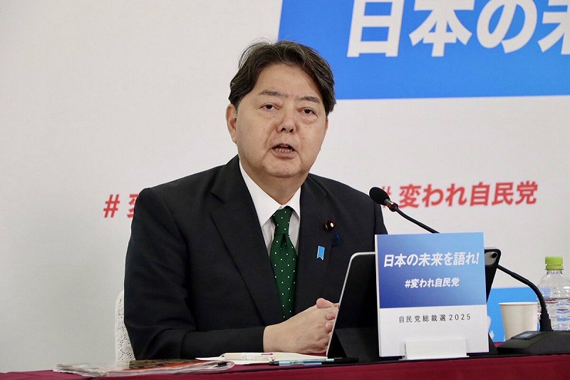 林芳正最近在許多民調都排第三   圖：翻攝自林芳正的Ｘ