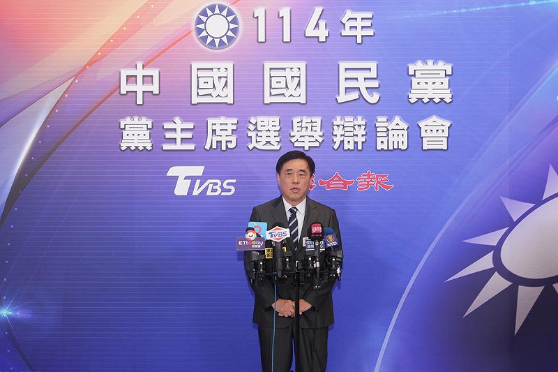 國民黨主席候選人郝龍斌。   圖：《TVBS》／提供