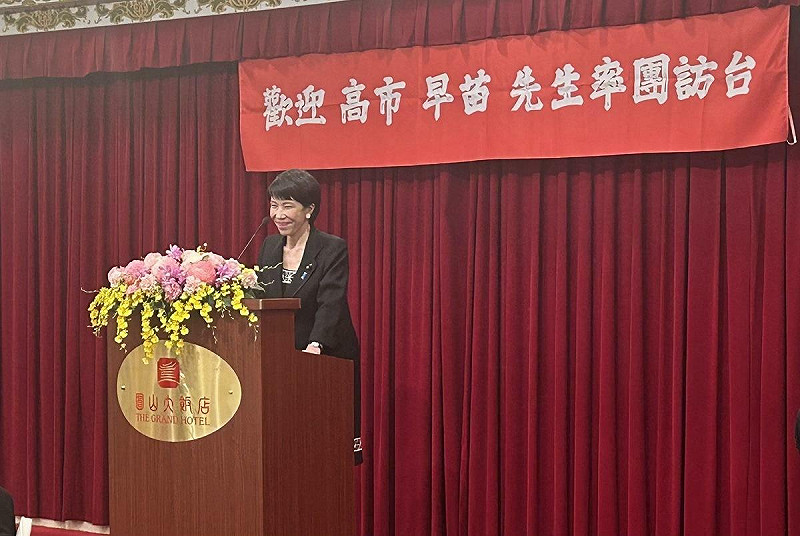 高市早苗與台灣的關係密切，今年4月她曾到訪台灣。   圖:作者陳文甲/提供