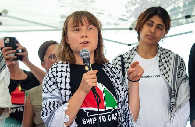  環保少女桑柏格（Greta Thunberg）。 圖：翻攝自 X 