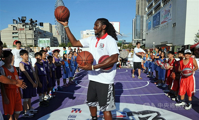 前美國職業籃球聯盟（NBA）球員「半獸人」法瑞德（Kenneth Faried）傳加盟台灣職業籃球聯盟P. LEAGUE+（PLG）獵鷹。（中央社檔案照片）   