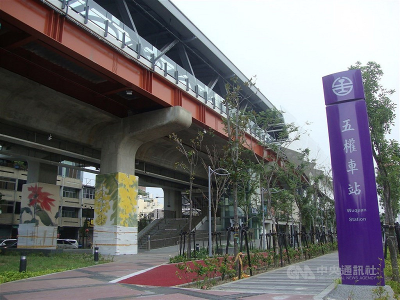 台鐵台中五權站員疑遭推落月台。（中央社檔案照片）   
