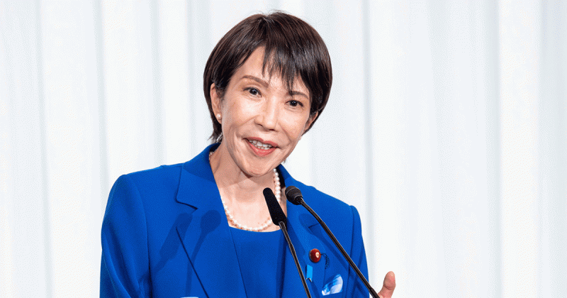 日本自民黨新總裁高市早苗。   圖：翻攝jimin.jp