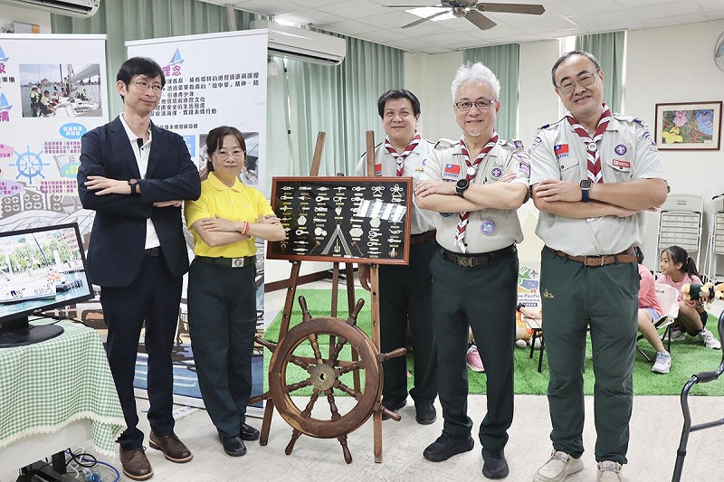高雄市童軍教育發展中心與國立科工館共同策劃，以「海洋 • 帆船 • 童軍」為主題，透過「帆船」讓童軍夥伴從另一個視角認識海洋。   圖：高雄市教育局/提供