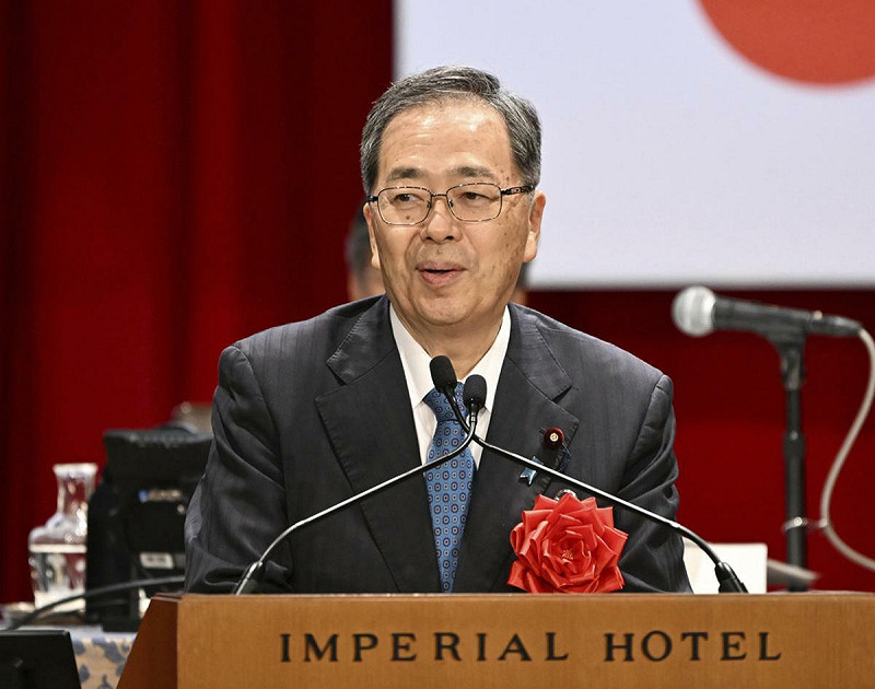 公明黨代表齊藤鐵夫表示，若談判破裂，將不會投票給自民黨總裁高市早苗。   圖：達志影像／美聯社