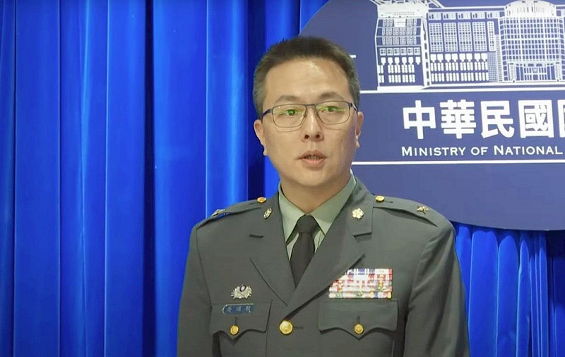 國防部軍事新聞處長喬福駿少將。   圖：金大鈞/攝