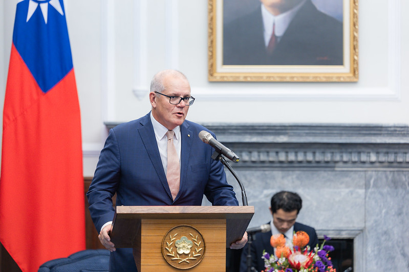 澳洲前總理莫里森(Scott Morrison) 圖:總統府提供   澳洲前總理莫里森(Scott Morrison) 圖:總統府提供