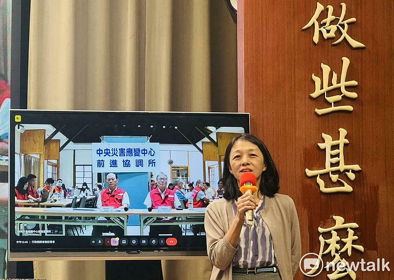 經濟部投資促進司副司長呂貞慧補充說明，經濟部一直積極主動跟輝達聯繫，10月7日收到信函後才知道輝達最新的需求。   圖：謝莉慧/攝