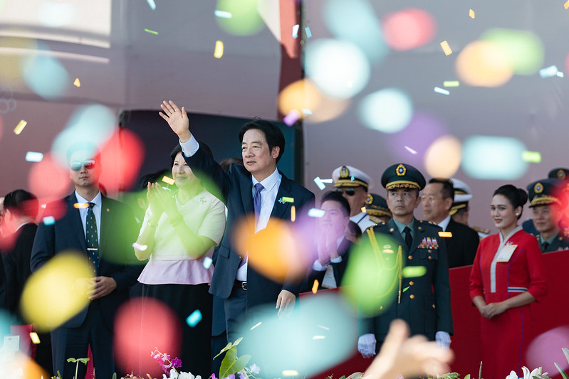 賴清德參與114年國慶大會。   圖：總統府/提供