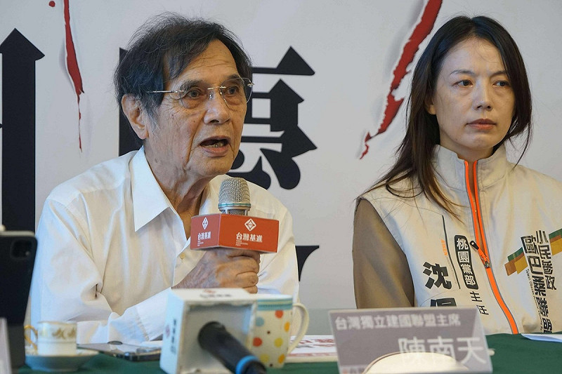 台灣獨立建國聯盟主席陳南天。 圖:台灣基進提供