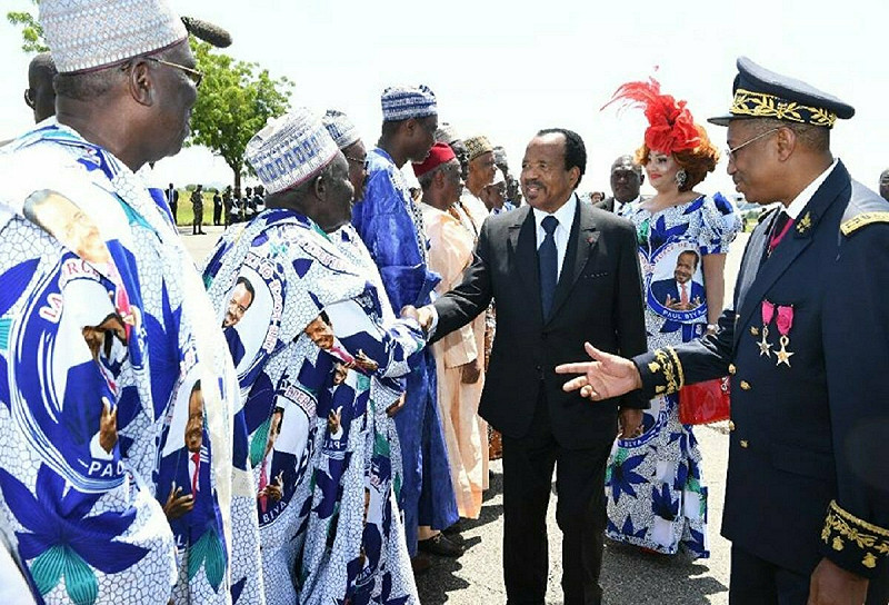 比亞自1982年上台以來,已執政長達43年。 圖:翻攝自X帳號@TheCameroonianZ