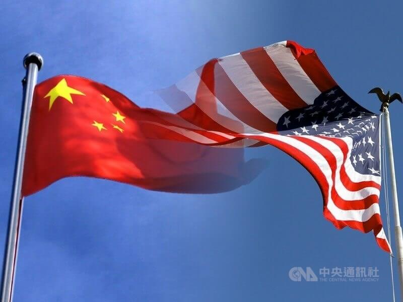 圖: 美中國旗 (中央社製圖)   圖: 中央社製圖