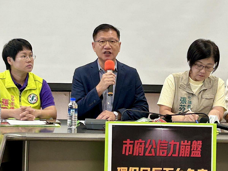 王立任強調，盧市府近年多次針對台電與中火展開行政稽查與輿論攻勢，如今卻被法院揭露採樣程序失當，難免讓外界懷疑這些行動是否摻雜政治考量。   圖：民進黨團/提供