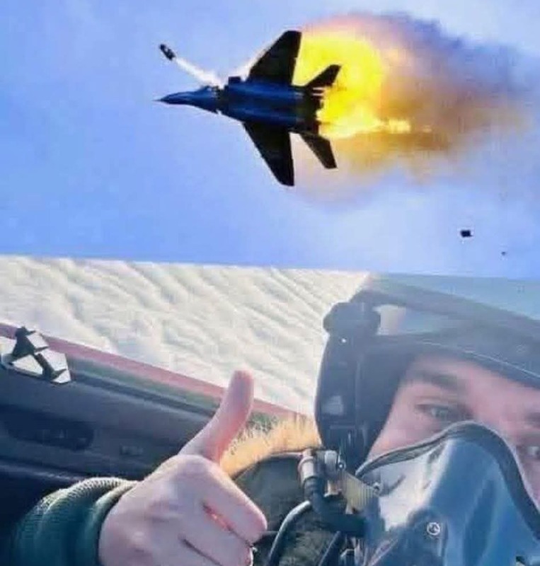 代號「Jeff」的26歲烏克蘭空軍飛行員在頓涅茨克地區上空展現了英勇行動。   翻攝自 X @OlenaRohoza