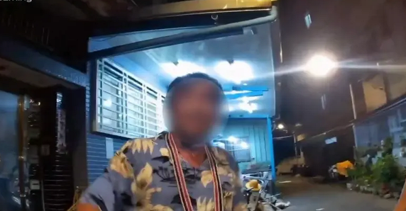 游姓男子供稱心情不好，才在深夜違規施放煙火。   圖：警方提供
