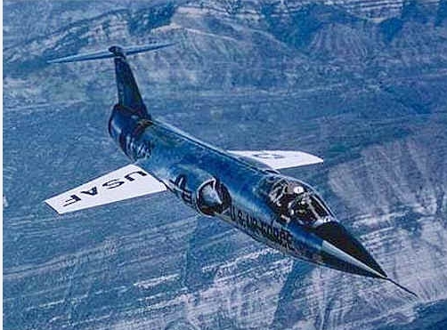 美軍F-104星式戰機。 圖 : 翻攝自Warbird Alley 美軍F-104星式戰機。 圖 : 翻攝自Warbird Alley