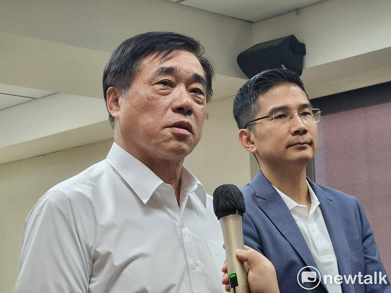 國民黨主席候選人郝龍斌回應境外勢力介選議題。   圖：黃建豪/攝
