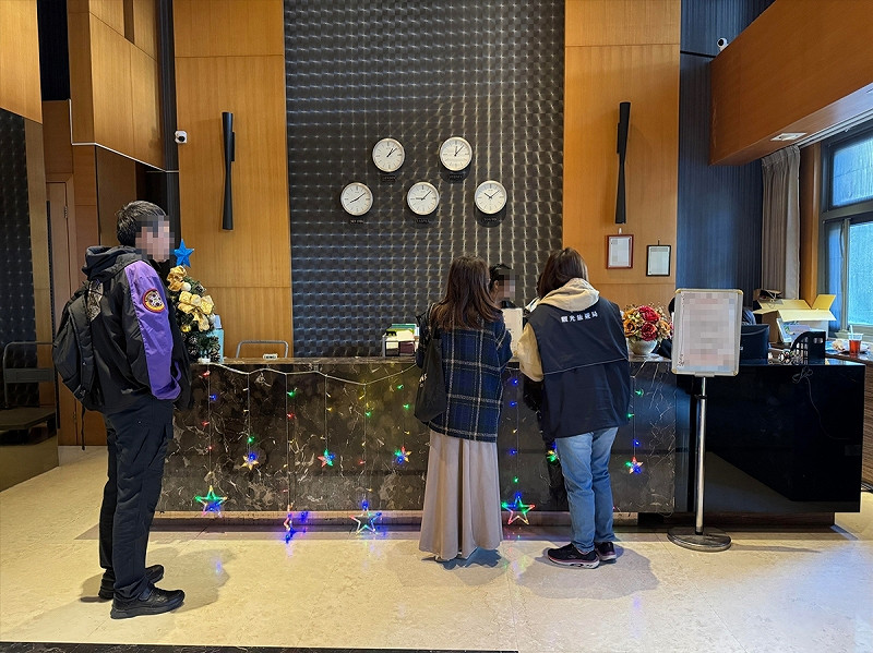 觀旅局對日租套房進行稽查。   圖/臺中市政府觀光旅遊局
