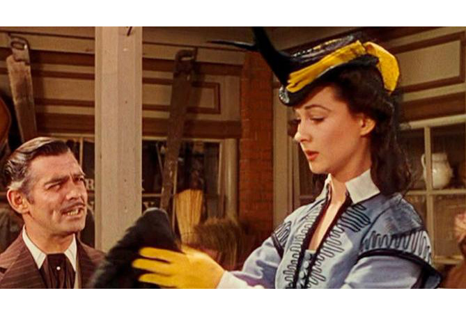 「亂世佳人」女主角郝思嘉的這一套戲服，以13萬7000美元（約421萬元台幣）拍賣成功。圖：翻攝網路   