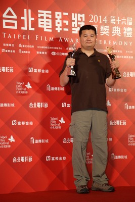 導演李惠仁「不能戳的秘密2」拿下台北電影展百萬首獎。圖：中央社   