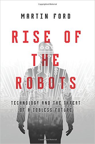 《機器人的崛起：大規模失業的威脅與科技（暫譯）》入圍2015年最佳商業圖書獎。圖：翻攝網路   