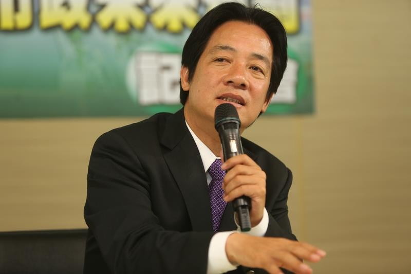 台南市長賴清德被列為台南市議員賴美惠議長賄選案「被告」，引發朝野改防。圖：中央社資料照片   