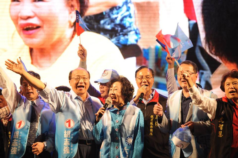 林佳龍大勝胡志強（圖）超過20萬票，創下民進黨在台中市長選舉有史以來贏票數最多的紀錄。圖：翻攝自胡志強臉書   