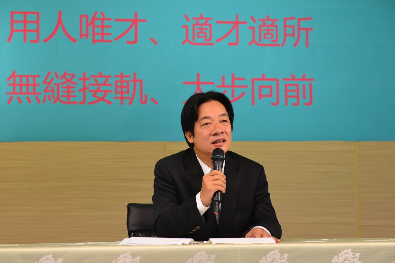 台南市長賴清德16日公布連任首波小內閣人事調整名單。圖：黃博郎/攝   