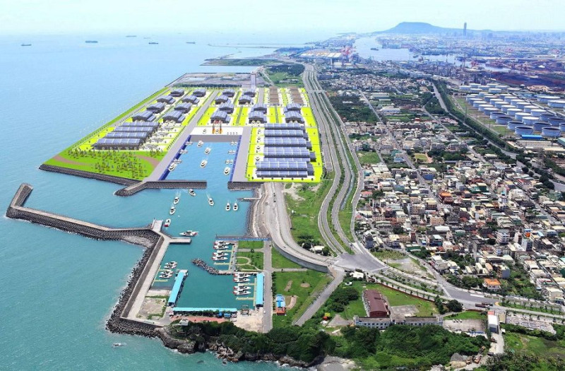 小港「南星計畫遊艇專區」都市計畫全區113公頃，該計畫為打造亞洲第一座綠能遊艇產業園區。圖片來源：高雄都市發展局。   