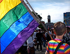 拉丁美洲的墨西哥首都墨西哥市，最近通過一項修法行動，讓同性戀者擁有結婚、領養小孩、財產繼承等權利。（圖片來源：中央社）   