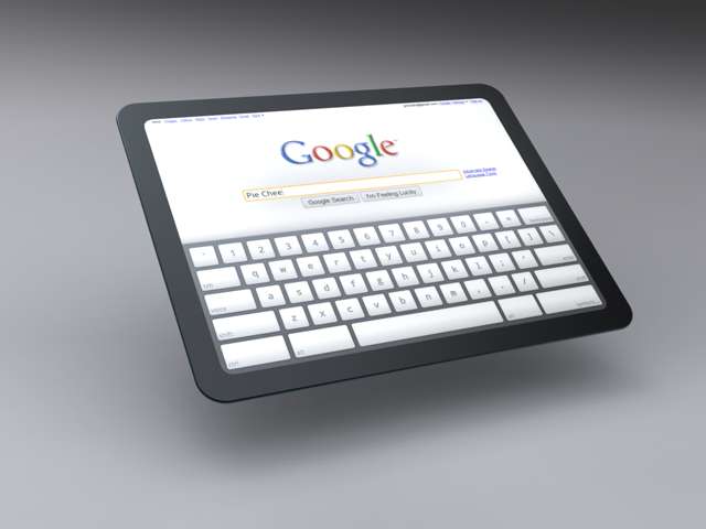 Google平板電腦的模型。圖片來源：Chromium site   