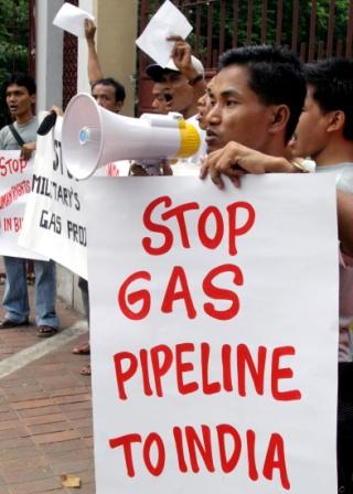 緬甸人權組織《Shwe Gas Movement》從2006年開始就關注中國和緬甸合作興建輸油功承造成的為害人權事件。資料照片/圖片來源:達志影像/路透社   