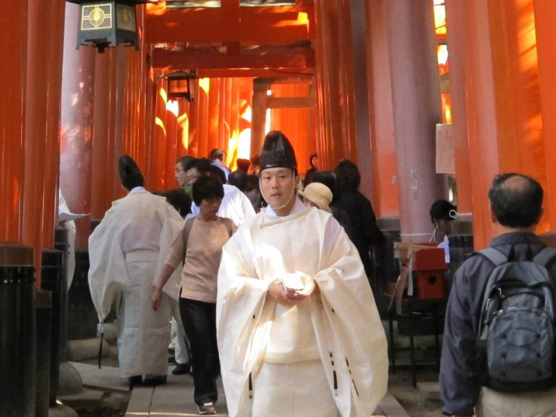 伏見稻荷大社千鳥居，是日本稻荷神社的總社。圖片來源:莊豐嘉攝影   