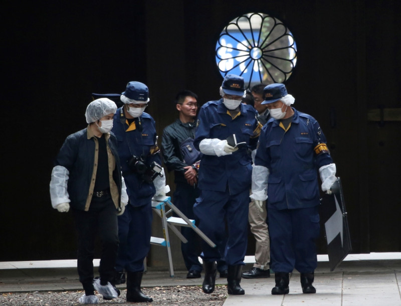 韓國外交部擔心國民因日本靖國神社爆炸案遭報復，4日發文提醒盡量不要接近靖國神社。圖片來源：達志影像/美聯社資料照片   