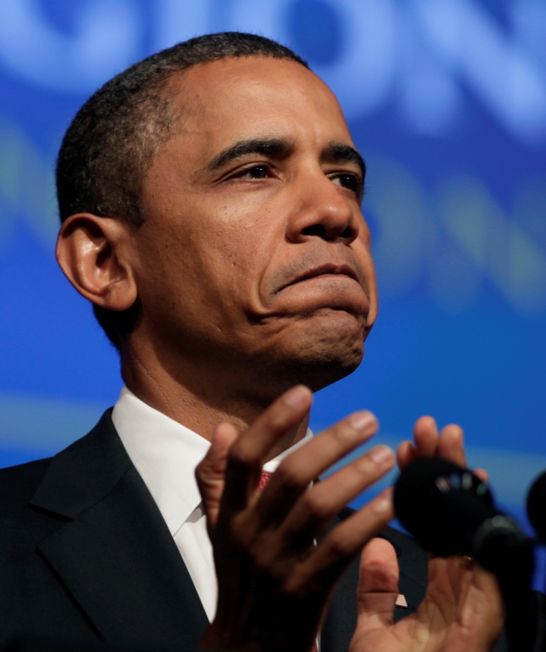 美國總統歐巴馬(Barack Obama)在接受知名脫口秀主持人喬納(Tom Joyner)採訪時透露將提新就業方案。圖片來源:達志影像/美聯社   