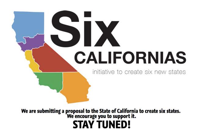 DFJ共同創辦人德瑞波提議將幅員廣大的加州分為6個小州，以增加行政效率。圖：翻攝自德瑞波「6個加州」（Six Californias）計劃網站。   