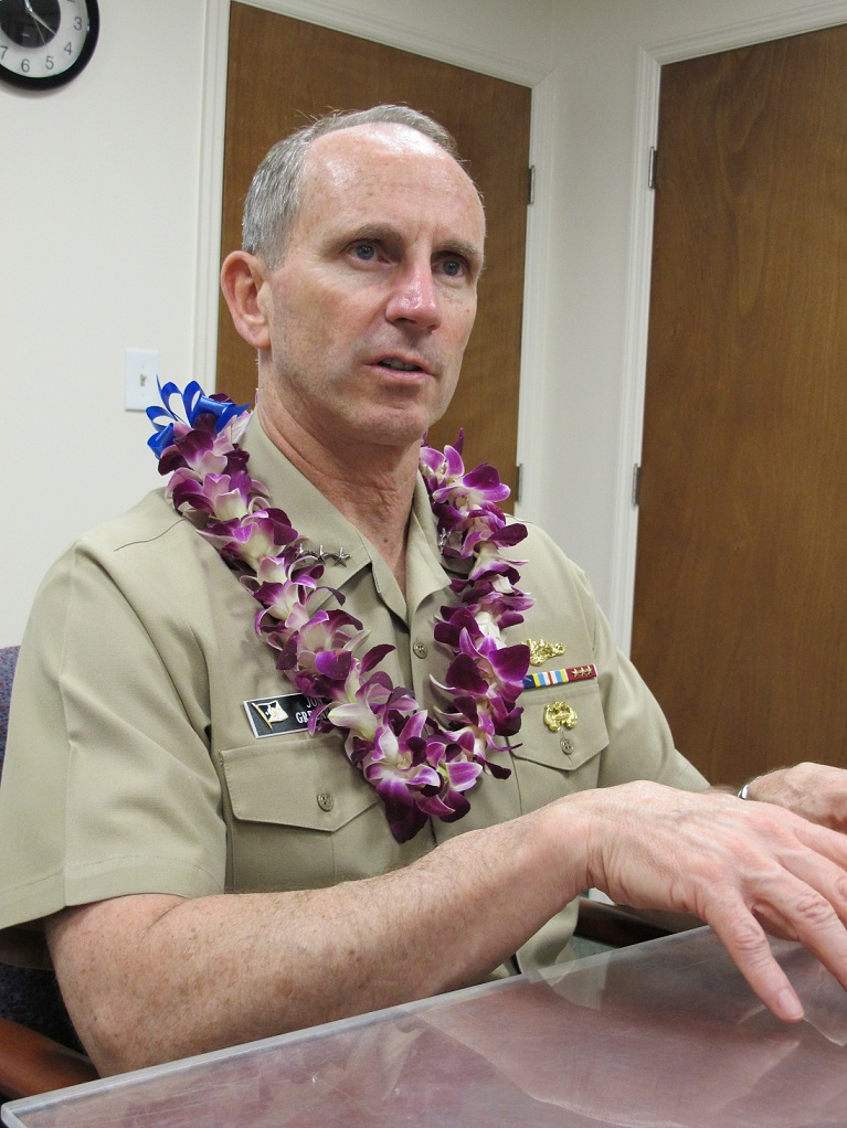 美國海軍作戰部長格林納特上將(Adm. Jonathan Greenert)10日表示，美澳兩國將增強軍事合作。圖片來源：達志影像/美聯社。   