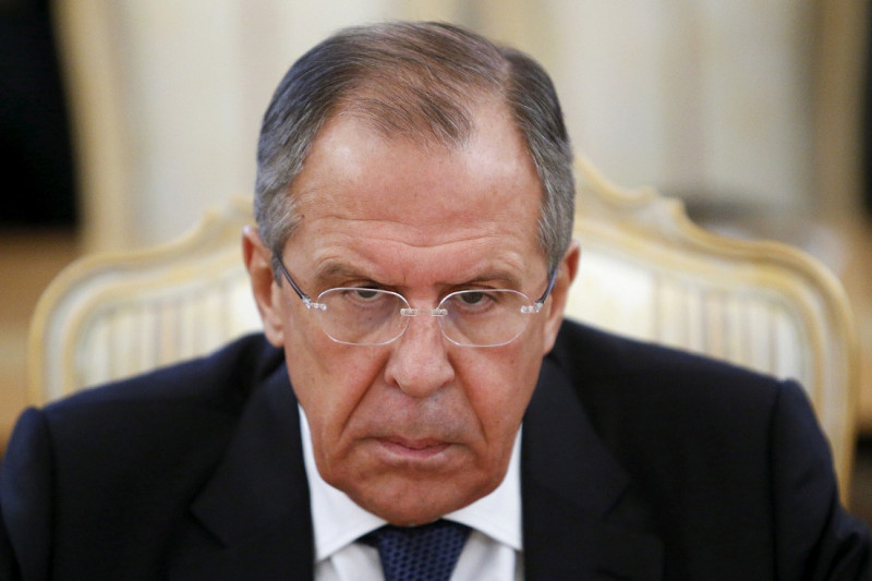 俄羅斯外交部長拉夫羅夫（Sergei Lavrov）因不願持續聽到國際對俄羅斯的譴責，離開聯合國會議。   圖：達志影像 / 路透社