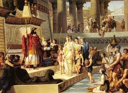 示巴女王拜會所羅門王也是藝術創作的主題之一。圖片來源：網路。   