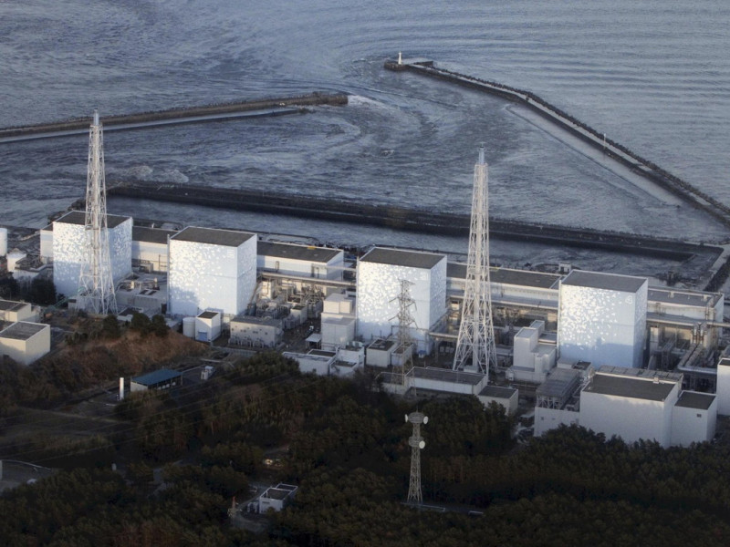 遭強震重創的日本福島第1核電廠，3座機組冷卻系統都失靈，1和3號機先後爆炸。圖片為災變發生前的福島第1核電廠。圖片來源：達志影像/路透社   