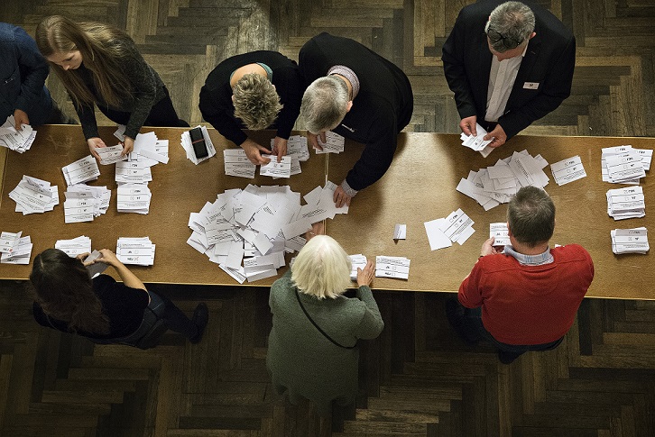 丹麥3日針對是否接納歐盟司法法規舉行公民投票。圖片來源：達志影像/美聯社   