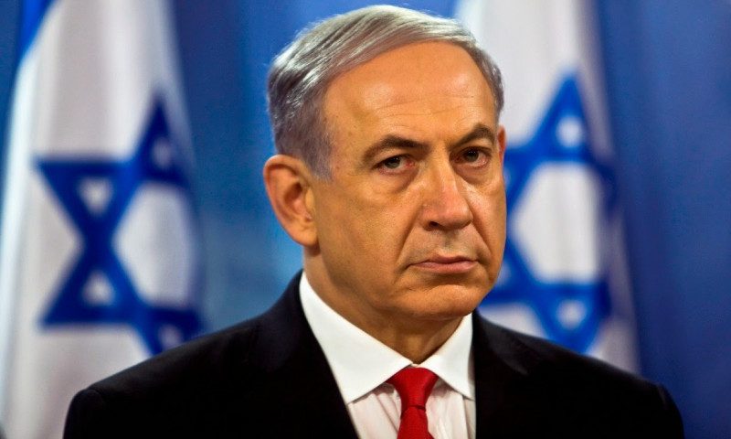 對於美國國務卿克里警告巴勒斯坦當局垮台的危險，以色列總理納坦雅胡表示，以色列將不會成為一個以巴共存的單一國家。圖片來源：達志影像/路透社   