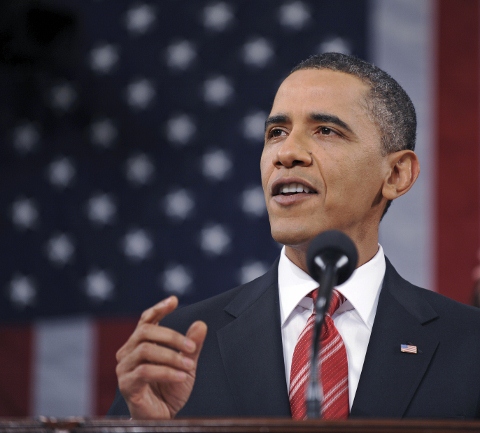 美國總統歐巴馬的民調下滑，選情吃緊。圖片來源:達志影像/路透社。   