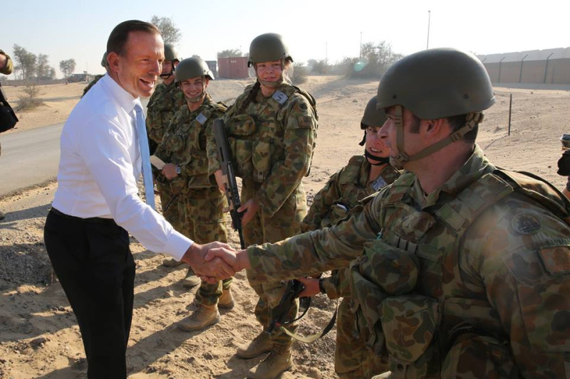 澳大利亞總理阿博特希望打擊恐怖主義能防範於未然。圖：翻攝阿博特臉書   