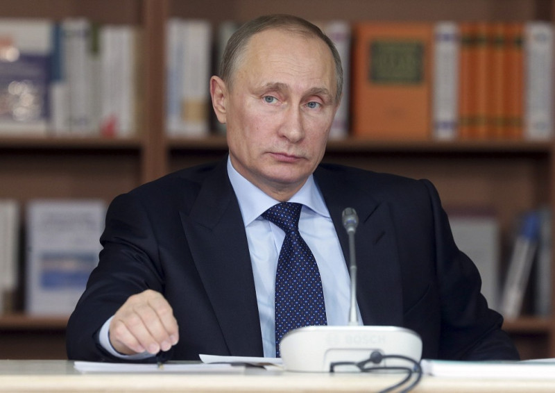 俄羅斯總統普亭今年4月份的施政滿意度跌至59%，相較前一個月掉了4%，這也是他上任21年來的最低點。   圖：達志影像/路透社（資料照片）