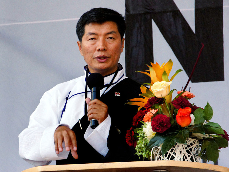 第一位西藏民選領袖洛桑森格，此次亦參與選舉，尋求連任。圖：翻攝自維基百科   