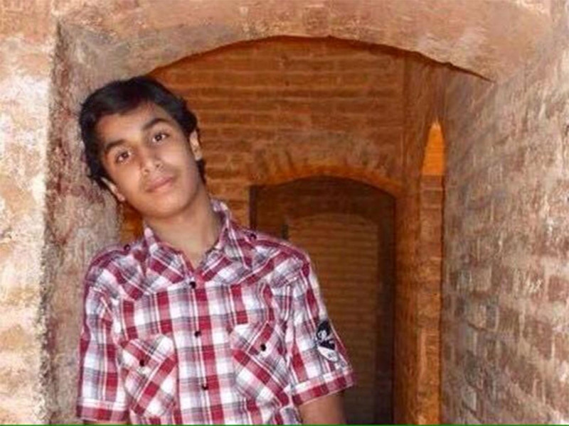 沙烏地阿拉伯青年阿里‧默罕穆德‧尼姆被捕時才17歲，卻面臨殘酷死刑，本案已經引起聯合國的人權專家關切。圖：翻攝臉書   
