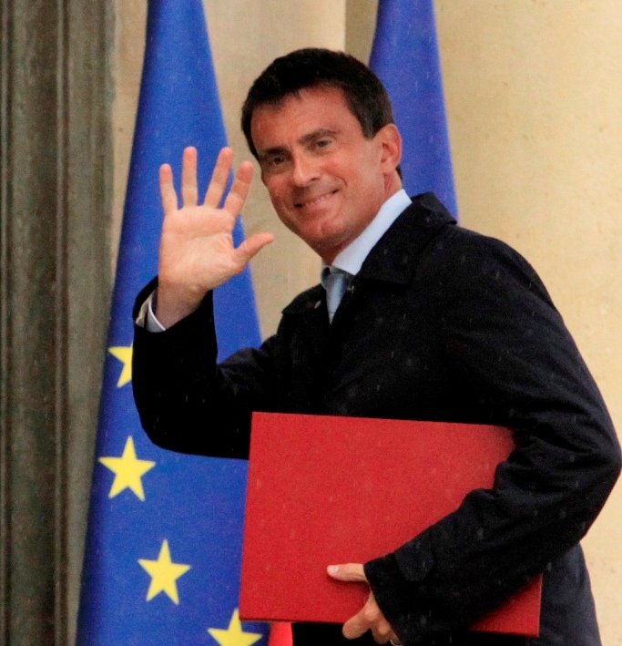 法國總理瓦爾（Manuel Valls）25日（當地時間）於《南德意志報》投書表示，「歐洲無法再負荷更多難民」。圖片來源：達志影像/路透社資料照片   